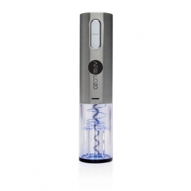 Logo trade corporate gifts image of: Electric wine opener - USB rechargeable